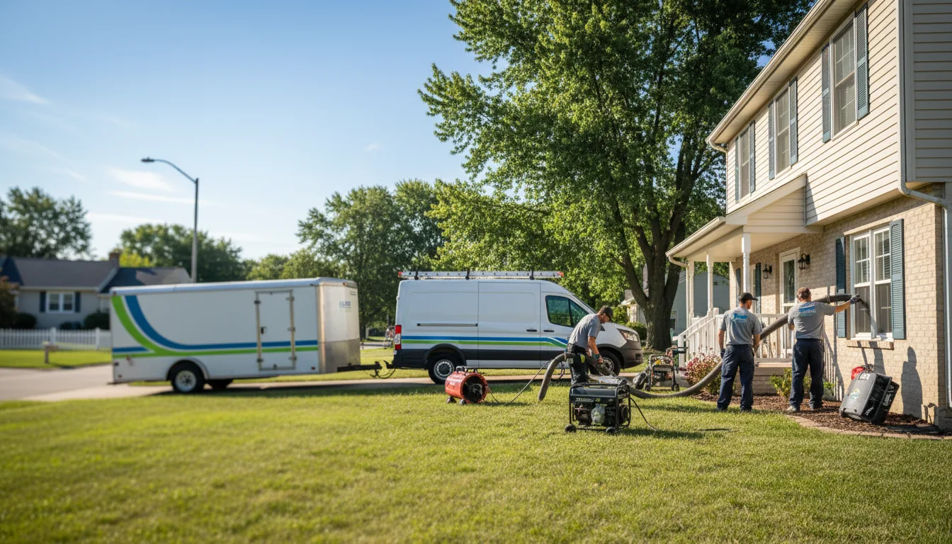 Flooded Basement Restoration And Cleanup With Repair in Genesee Depot, WI near me